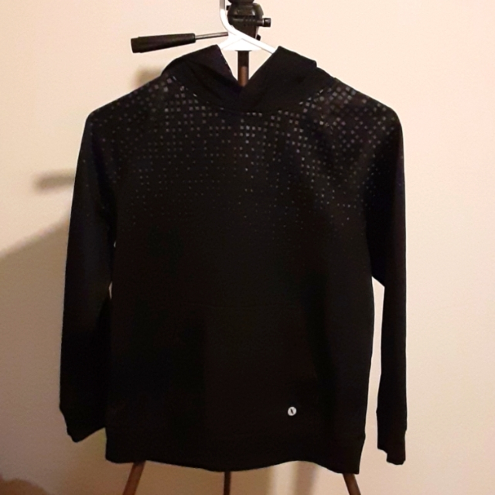 Black fading hoodie
